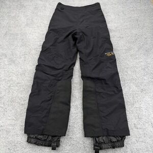 Mountain Hardwear Snow Pant Women 6 Black Leg Zip Pocket Adjustable Waist Skiing